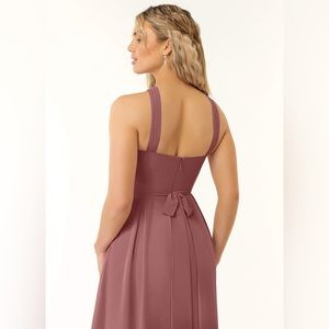 Azazie Dixie Dress - Desert Rose Color